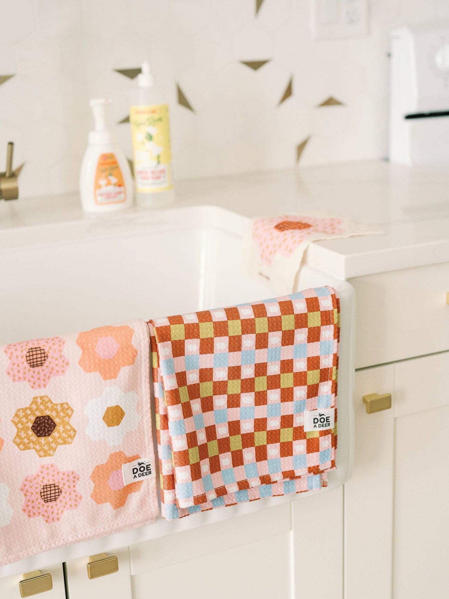 Iowa Check Waffle Towel | Microfiber