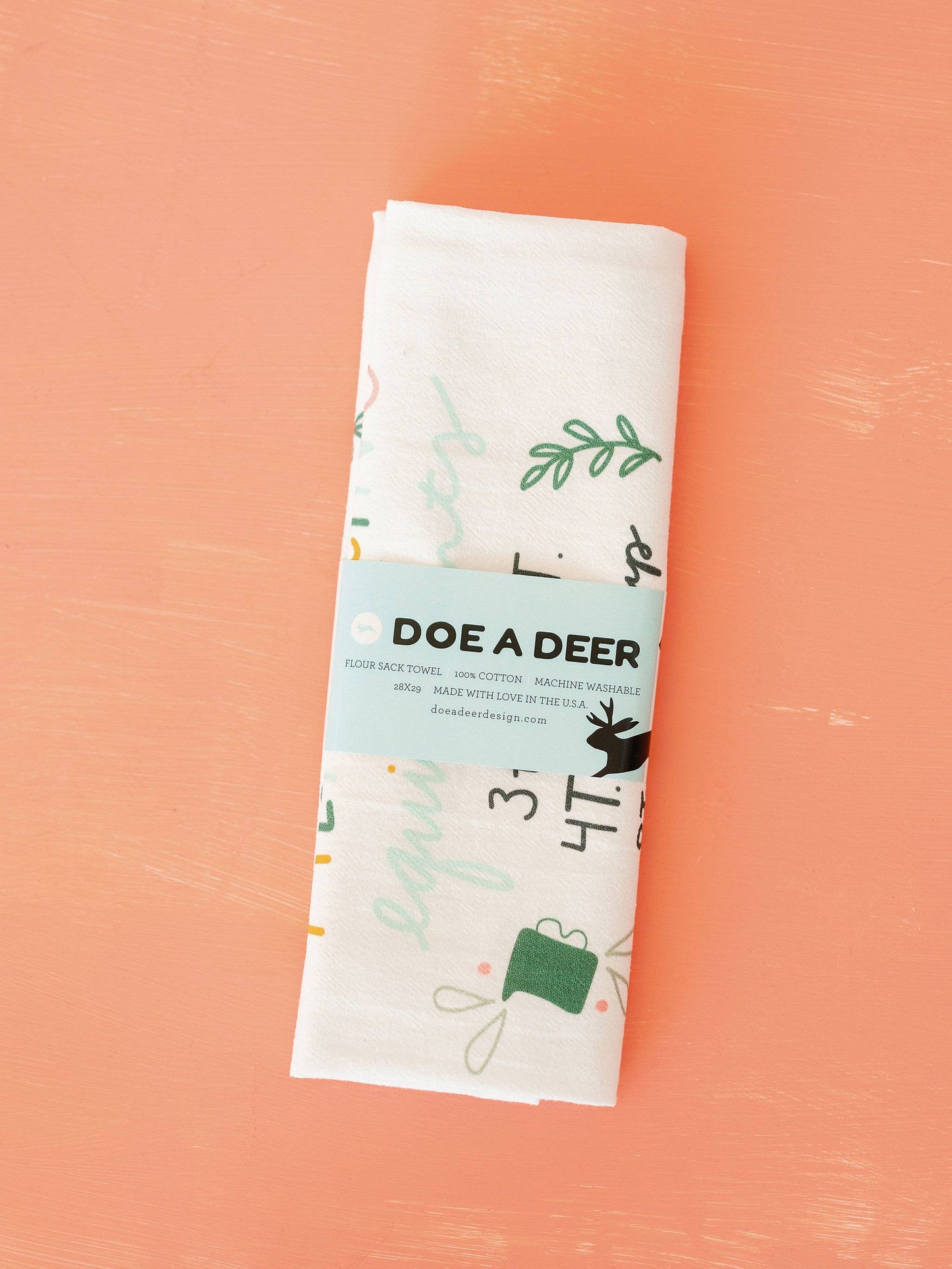 Measuring Equivalents - Flour Sack Towel