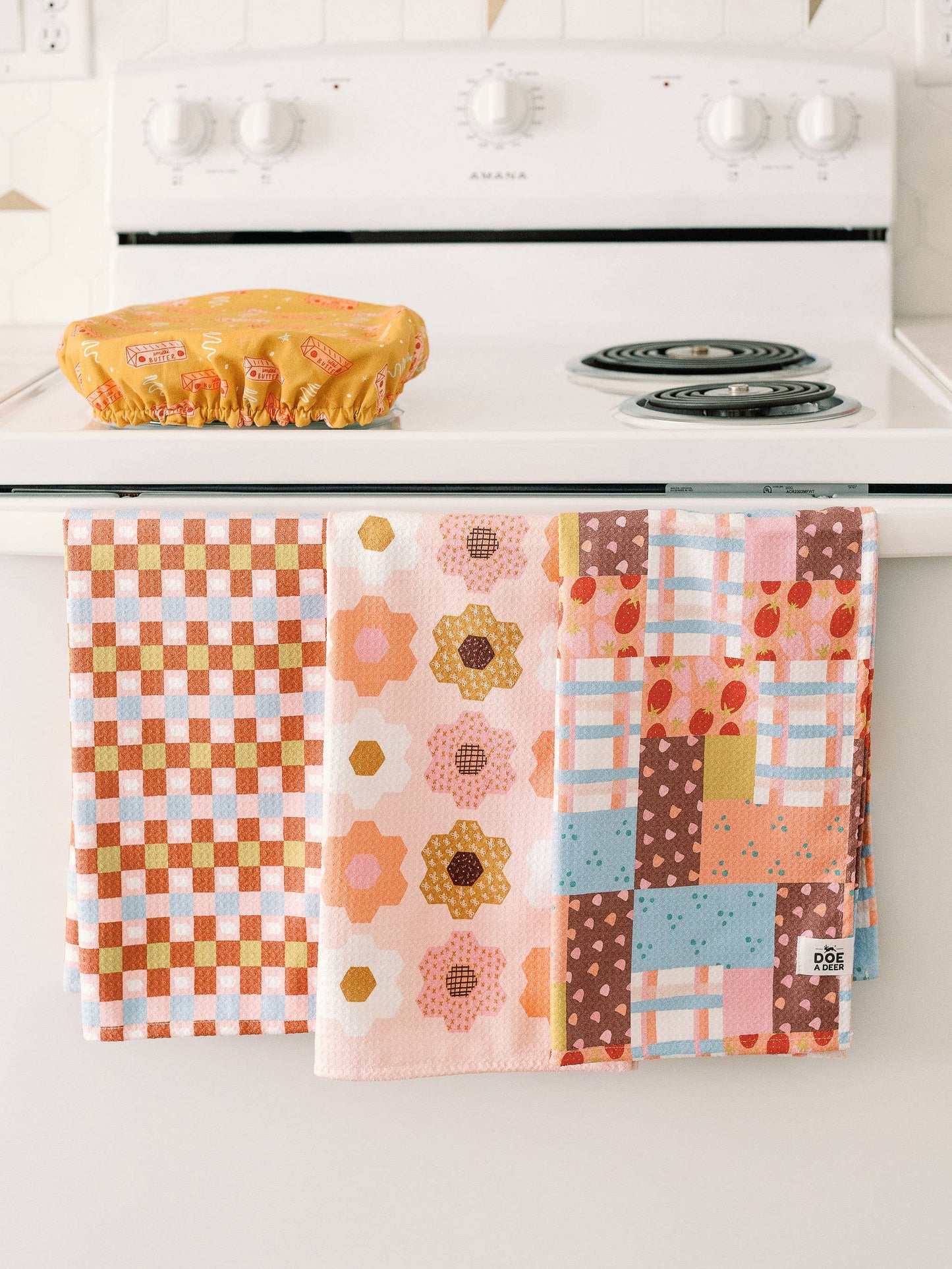 Iowa Check Waffle Towel | Microfiber