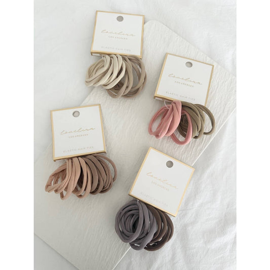 Cute Minimalist Elastic Hair ties (GRAYS)