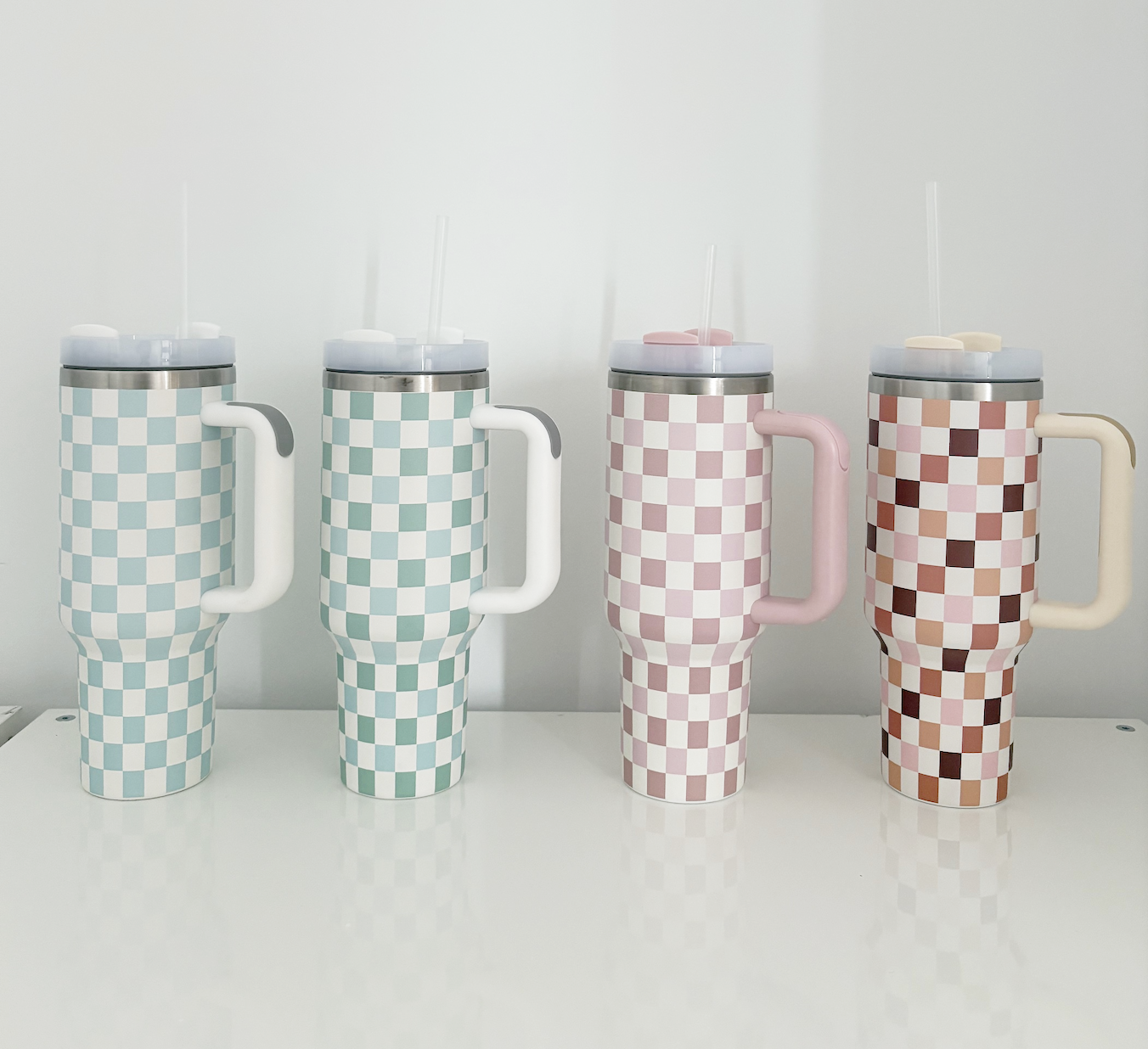 40oz Checkered Tumblers - LOMI