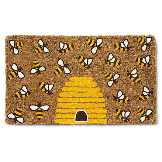 Bee & Beehive Doormat-18x30"L-3280