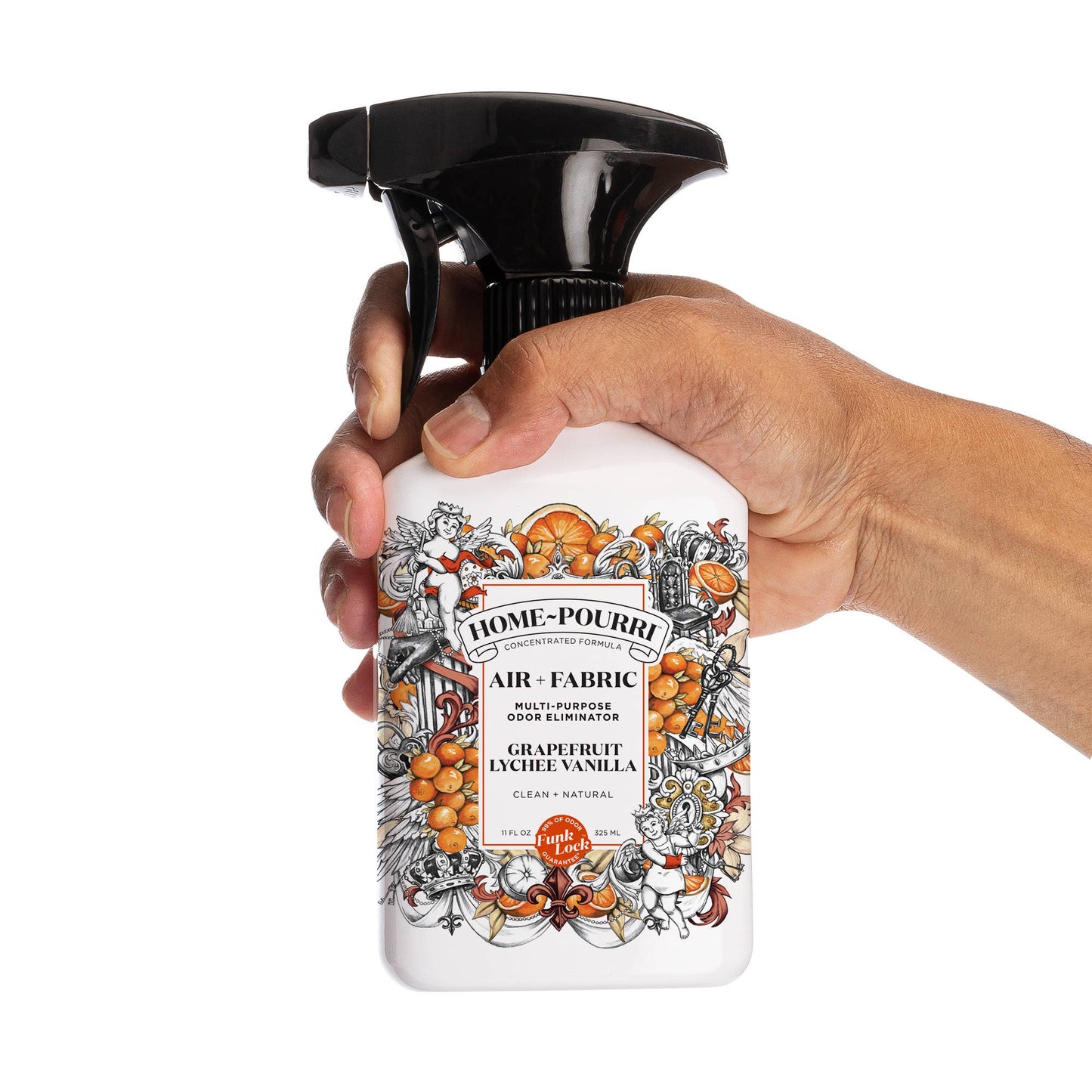 Home~Pourri Air + Fabric Grapefruit Lychee Vanilla 11oz
