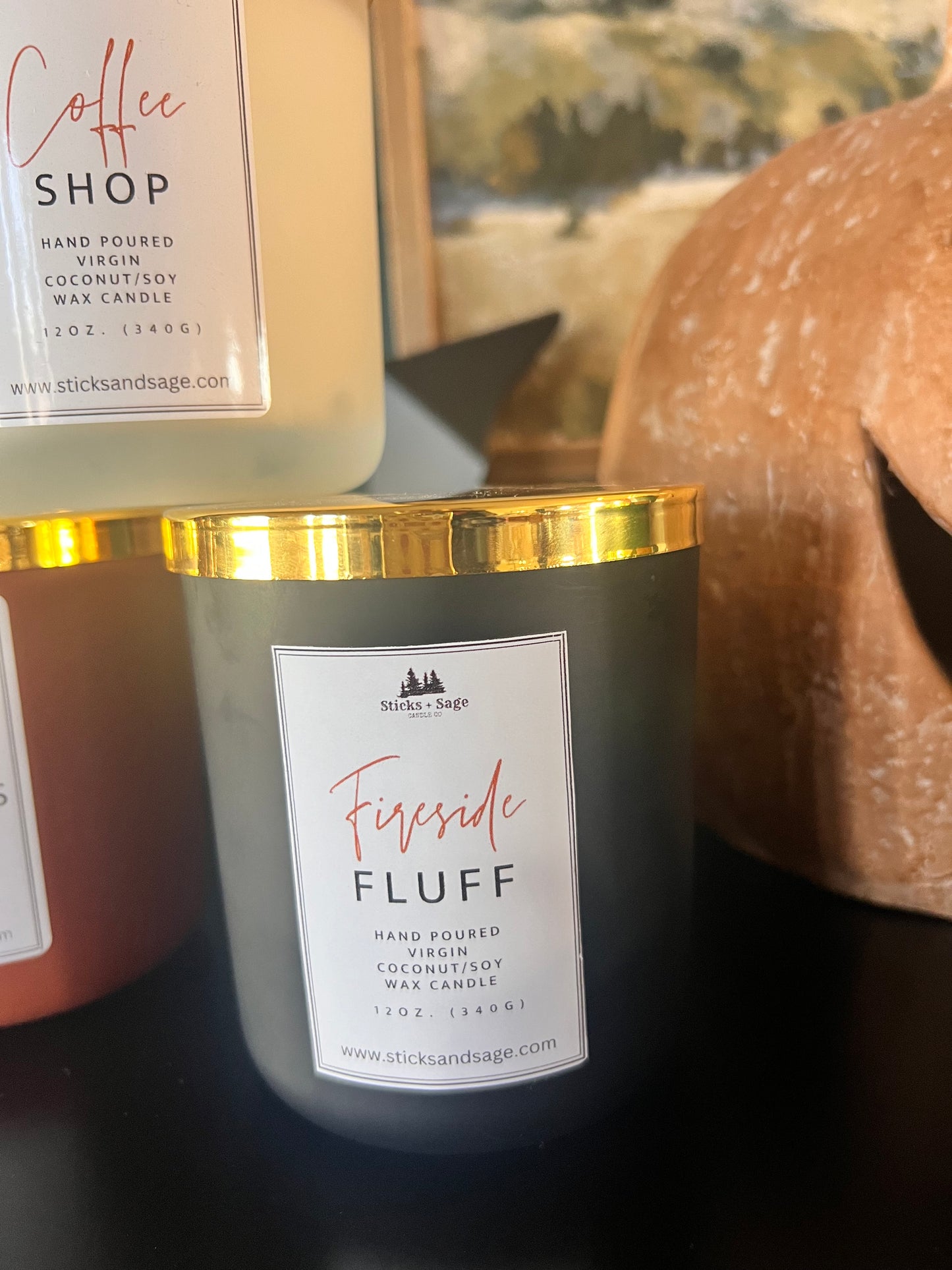 Fall Scented Virgin Coconut/Soy Wax Candle