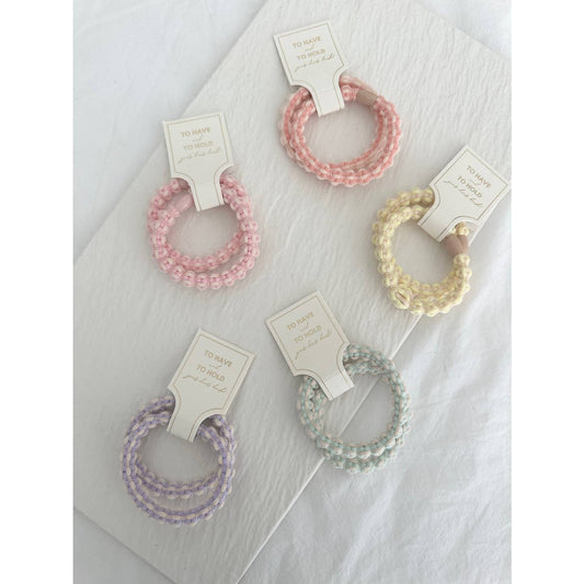 Delightful Bubble Macaron Hair Ties