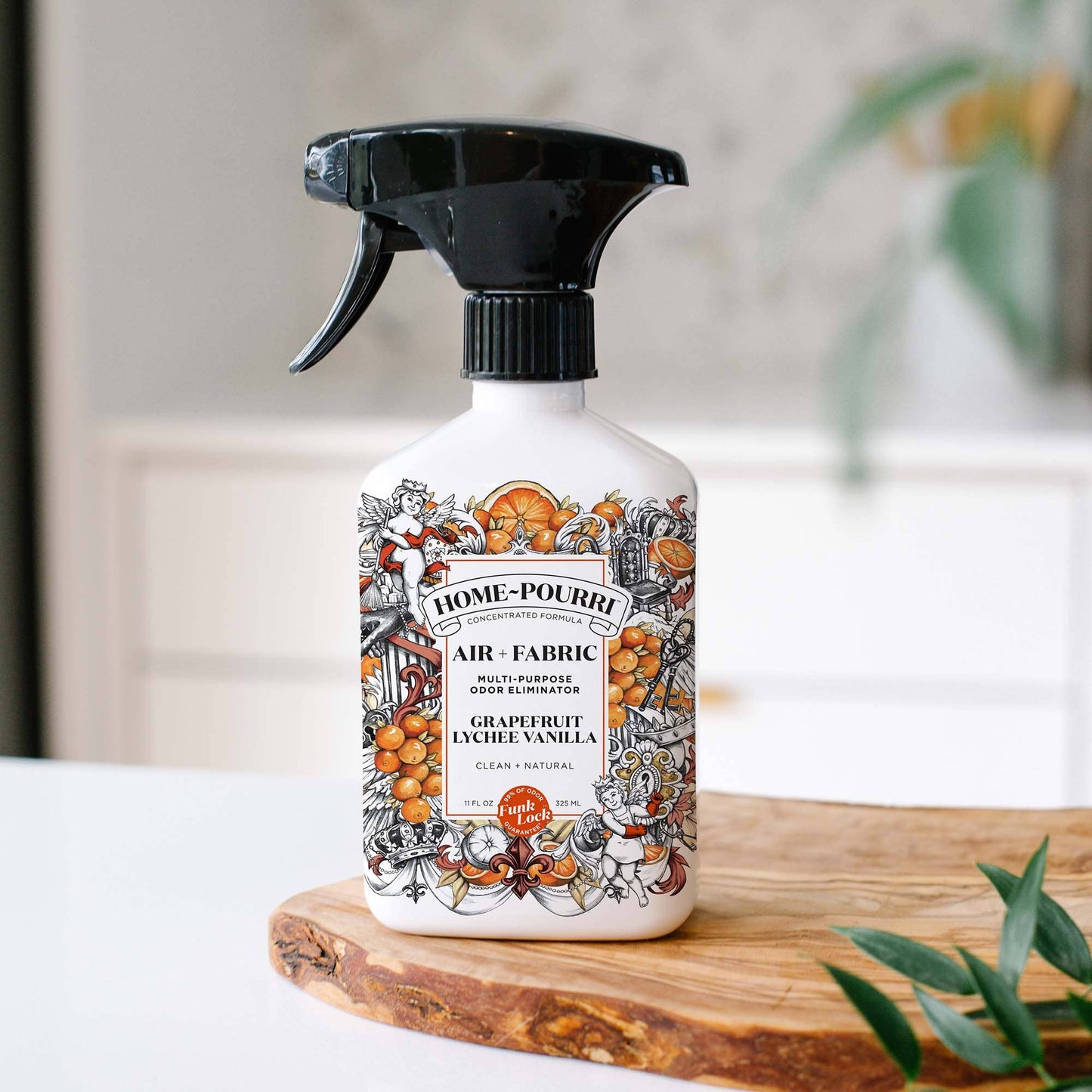 Home~Pourri Air + Fabric Grapefruit Lychee Vanilla 11oz